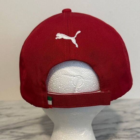 Red Ferrari Cap with Logo Puma NWOT adjustable back strap - Picture 2 of 9